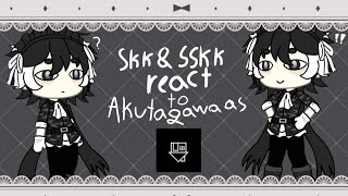 🎀 Skk \u0026 Sskk react to Akutagawa as The Neighborhood! | Set to 1.65 | ⋆·˚ ༘ *