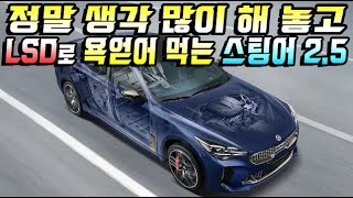 정말 생각 많이 해 놓고 LSD로 욕얻어 먹는 스팅어 2.5 [하부 구조편]