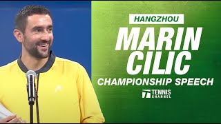 Marin Cilic's Championship Speech | 2024 Hangzhou Final