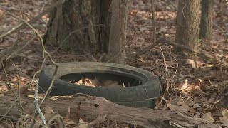 Community outraged after dozens of tires dumped in historic South Fulton cemetery