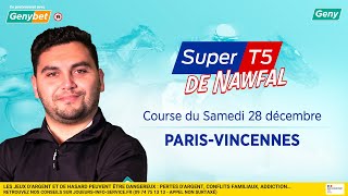 LE PRONO DU SUPER TOP 5 (R1-C4) | 28/12/2024 | A PARIS-VINCENNES