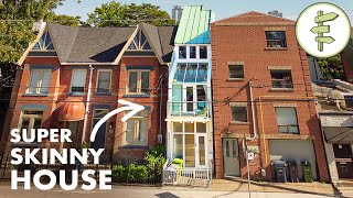 Fascinating ULTRA Narrow House with Multi-Level Maze of Rooms - FULL TOUR
