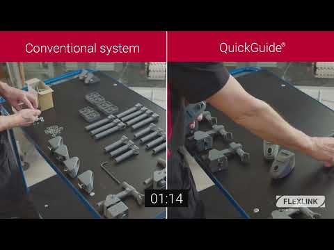 QuickGuide – Next generation guide rail mounting system compared to conventional systems