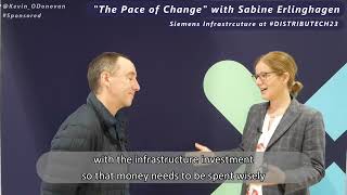 "The Pace of Change" with Sabine Erlinghagen, Siemens Infrastructure at #DISTRIBUTECH23