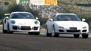 GTスポーツ ノーマルのRX-7でポルシェをやっつけろ!!