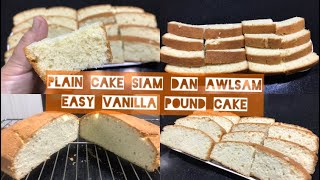 Plain Cake siam dan awlsam/ Easy Vanilla pound cake recipe /Mizo - English Subtitle