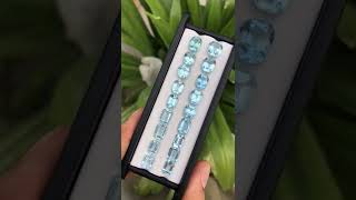 Aquamarine Weight:33 caratsSize:9.5 to 7.5mmggl