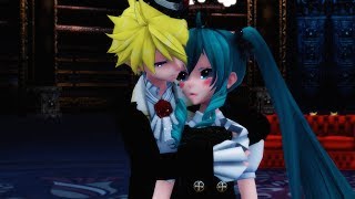 ♥MMD 4K  PV♥乱躁滅裂ガールDISTURB MANIC GIRL•Miku•Len Inochi School X Goth v1.1