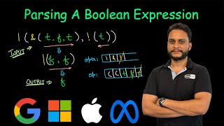 Parsing A Boolean Expression | Leetcode 1106