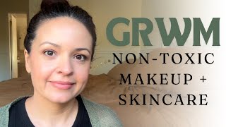 Get Ready With Me! Non-toxic makeup + skin care