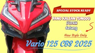 VARIO 125 CBS TERBARU 2025💥SUDAH DATANG STOKNYA READY TANPA INDEN