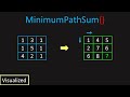 LeetCode: 64. Minimum Path Sum (Visualized)