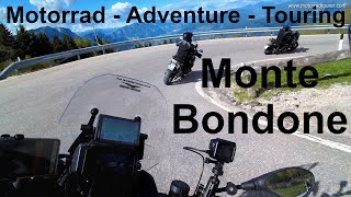 Motorrad Adventure Touring- Auf/Abfahrt der Moto Guzzi Stelvio von Trento zum Monte Bondone