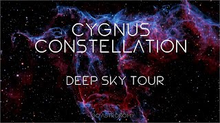 Cygnus Constellation Deep Sky Tour: Nebulae \u0026 Star Clusters