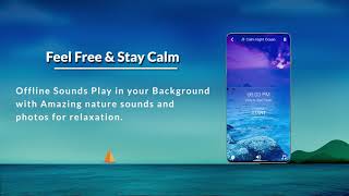 Calm Ocean Waves Sounds | Relax Music | White Noise | Android App | Serenely | App Promo.