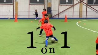 【サッカー】RWSドリブル塾 トレーニング 1on1 一対一 2021.12