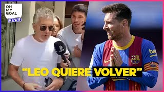 Reunión URGENTE entre Jorge Messi y Laporta: "¡Leo quiere VOLVER al Barcelona!"