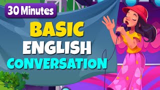 30 Minutes Practice Speaking English | 30 Short daily Conversations for English Improvement