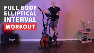Full Body Calorie-BURN Elliptical Interval Workout