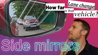 Lane change using side mirrors, how far is that vehicle? Never exit a roundabout unsafely again!