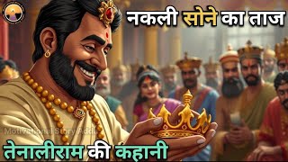 तेनालीराम और नकली🤔 सोने का ताज👑 | Tenali Ram Story | Sona ke Taj | Moral Story