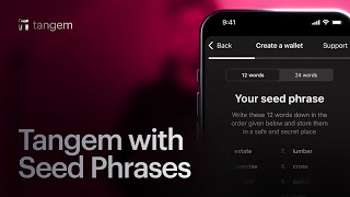 How to Set Up the Tangem Wallet (With a Seed Phrase)