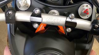 KTM 1190R - Front suspension set-up