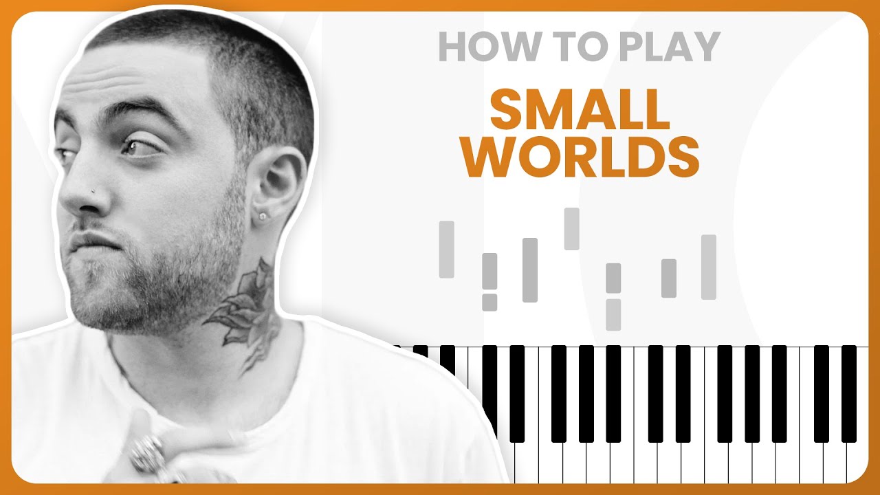 How To Play Small Worlds By Mac Miller On Piano - Piano Tutorial (Part ...