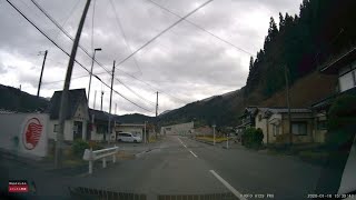 山形県鶴岡市山五十川【4Ｋ車載動画】20200116