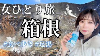 【箱根旅行】大涌谷/箱根湯本を巡って現実逃避するOLひとり旅【旅行vlog】