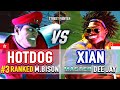 SF6 🔥 Hotdog (#3 Ranked M.Bison) vs Xian (Dee Jay) 🔥 SF6 High Level Gameplay