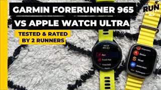 Garmin Forerunner 965 vs Apple Watch Ultra: Which is the best running watch?