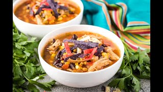 Instant Pot Chicken Tortilla Soup