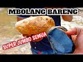 MBOLANG BATU AKIK BARENG DI SUNGAI MELATI,BANAYAK YANG SUPER JUMBO / BATU TERATAI LIPAN