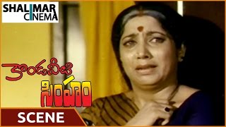 Kondaveeti Simham || NTR Family Sentiment Scene || NTR, Sridevi || Shalimarcinema