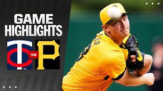 Twins vs. Pirates Game Highlights (6/7/24) | MLB Highlights