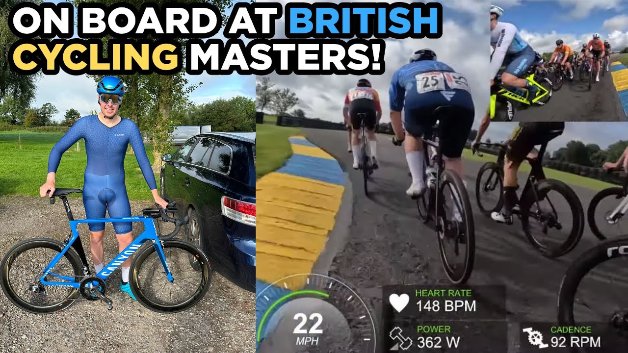 On Board At British Cycling Masters National Circuit Championships 2023