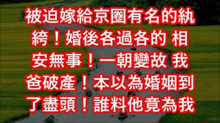 被迫嫁給京圈有名的紈絝！婚後各過各的 相安無事！一朝變故 我爸破產！本以為婚姻到了盡頭！誰料他竟為我