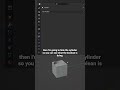 Blender Boolean Modifier in 60 Seconds #shorts #blender #3dmodeling