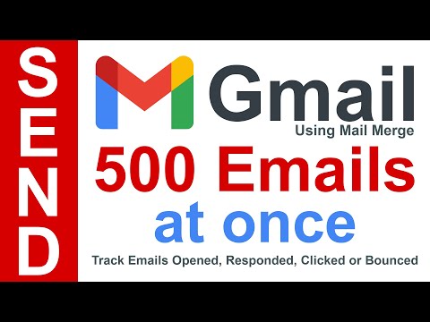 Send Bulk Email Using Gmail Mail Merge 500 Emails At Once Free Email Marketing