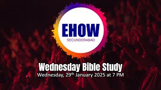 Wednesday Bible Study | 29 Jan 2025