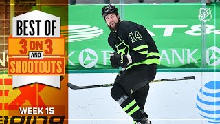 Best 3-on-3 Overtime and Shootout Moments from Week 15 | NHL
