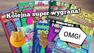 Zdrapki Lotto 🎲 Mix za 77zł 😍 I mamy kolejną przyjemną wygraną 😍💪