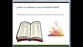 Salud Pública: 4.9 Legislación en salud.