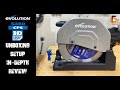 Evolution Metal Chop Saw S380 CPS Awesome Power - Setup - In-Depth Review