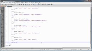 PHP Tutorials: Register & Login (Part 10): Registration Form and Validation (Part 1)