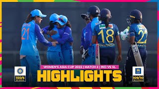 ACC | Women's Asia Cup 2022 | Match 2 | India vs Sri Lanka