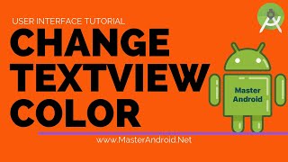 How to change Textview color in android studio? - TextView Tutorial part 2