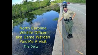 Magnet Fishing, NC Wildlife Officer aka Game Warden Paid Me a Visit