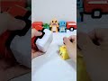 ポケモンクエストのピカチュウが変形してモンスターボールに入るおもちゃがかわいすぎwww